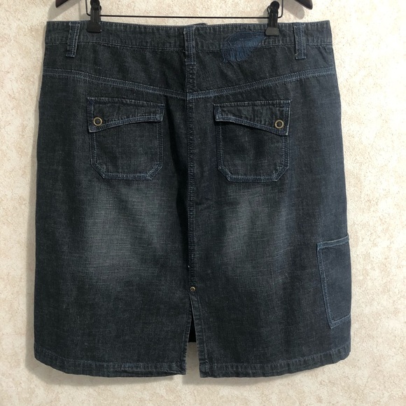 Cotton Ginny, vintage denim skirt. 16 - Picture 2 of 5